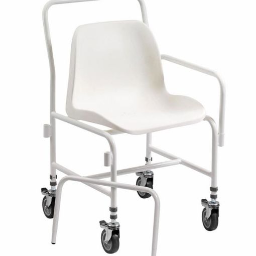 Picture of Tilton Mobile Adj. Height Shower Chair With 2 Brakes, Detachable Arms