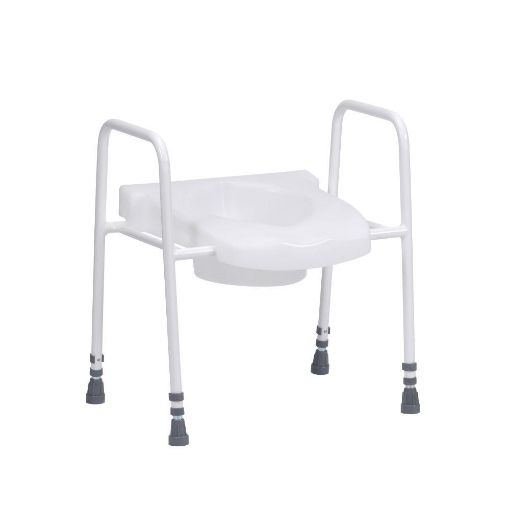 Picture of Toilet Frame with Injection Moulded Seat - Height Adjustable